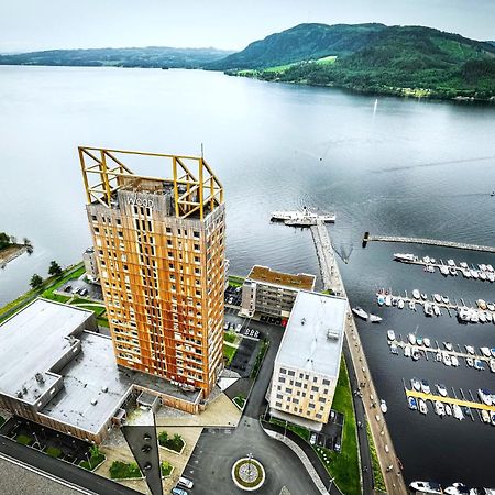 Mjos Tower Suite - Lovely Lake View Brumunddal Εξωτερικό φωτογραφία