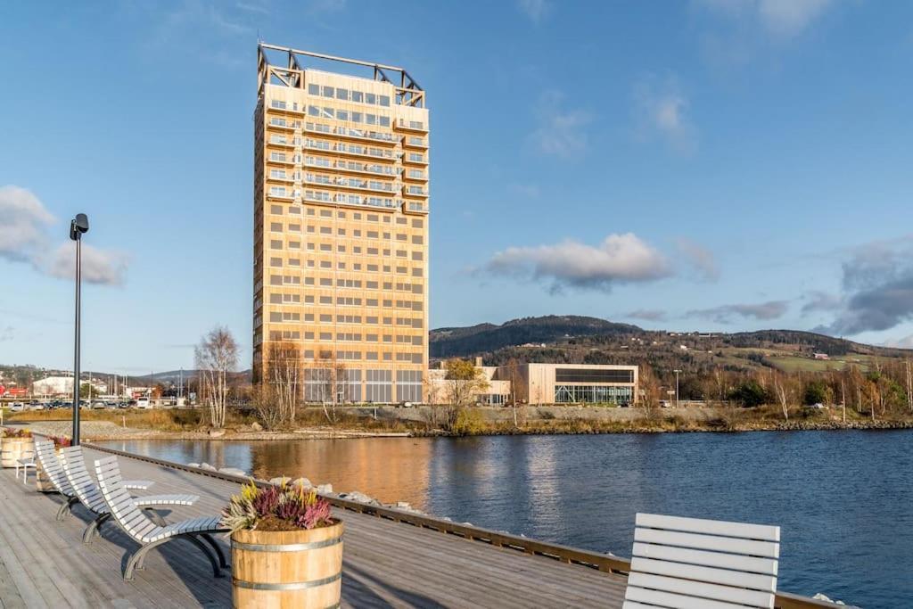 Mjos Tower Suite - Lovely Lake View Brumunddal Εξωτερικό φωτογραφία