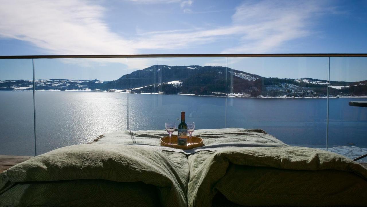 Mjos Tower Suite - Lovely Lake View Brumunddal Εξωτερικό φωτογραφία